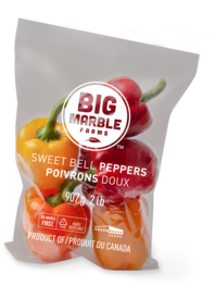Peppers in bag