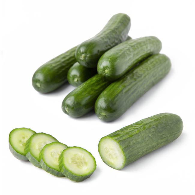Mini Cucumber sliced